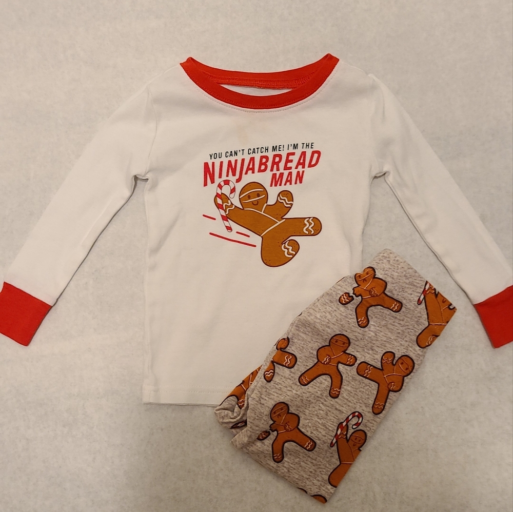 Ninjabread Man holiday pajama set